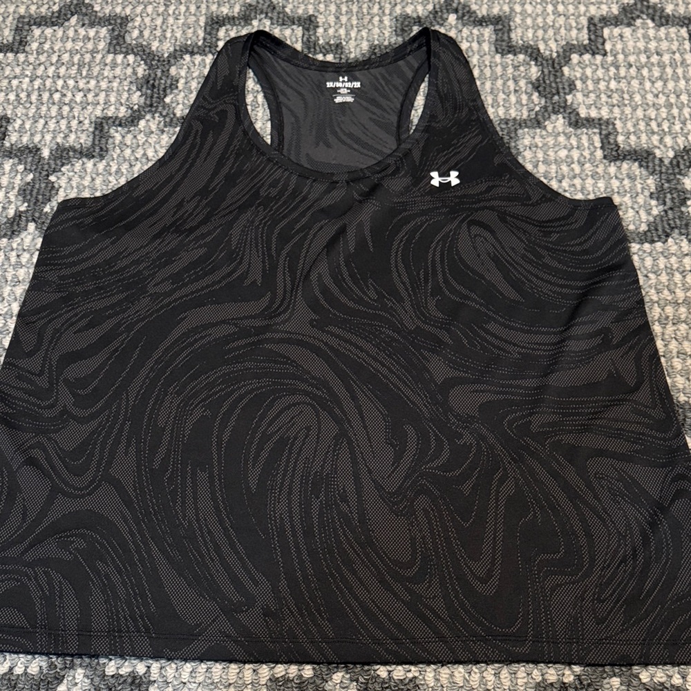 Under Armour Women's Black Swirl Tank Top